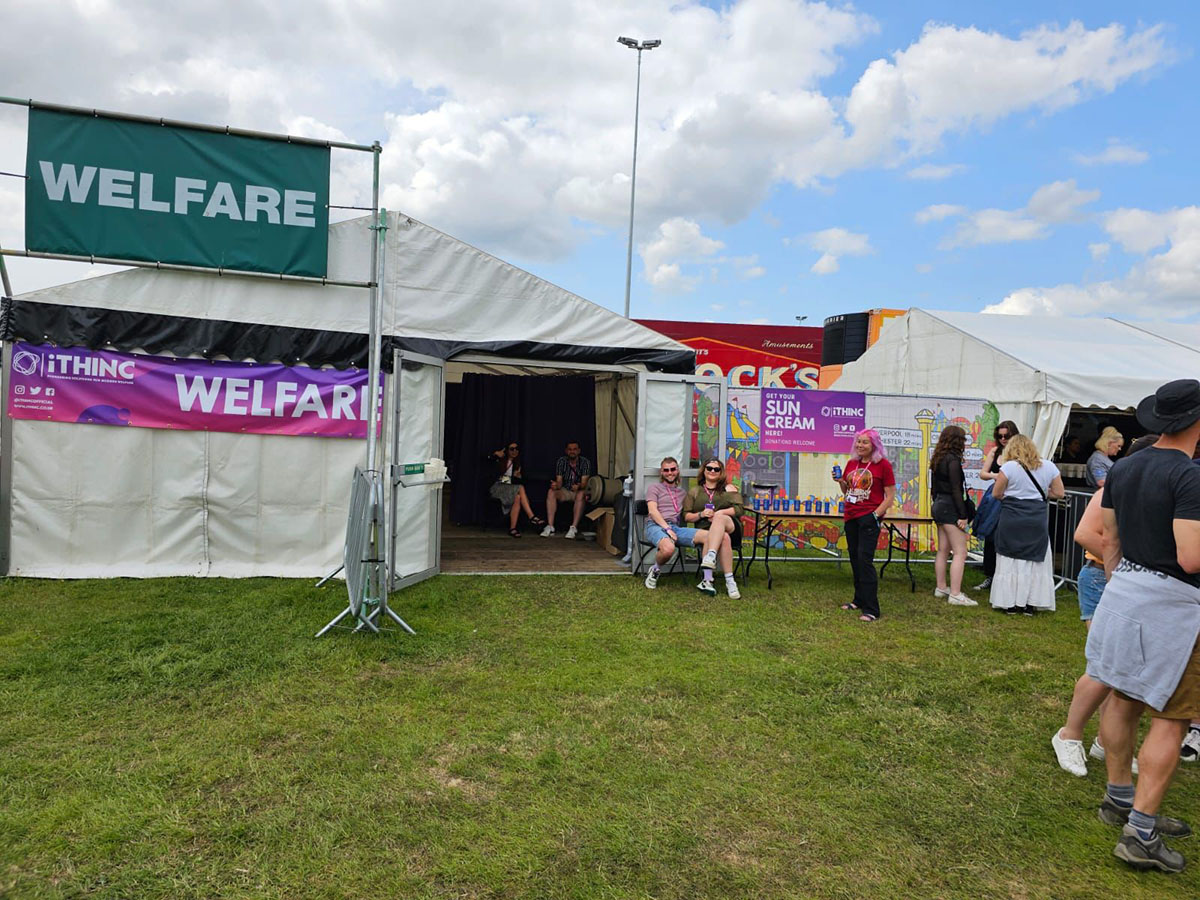 The iThink Welfare services tent